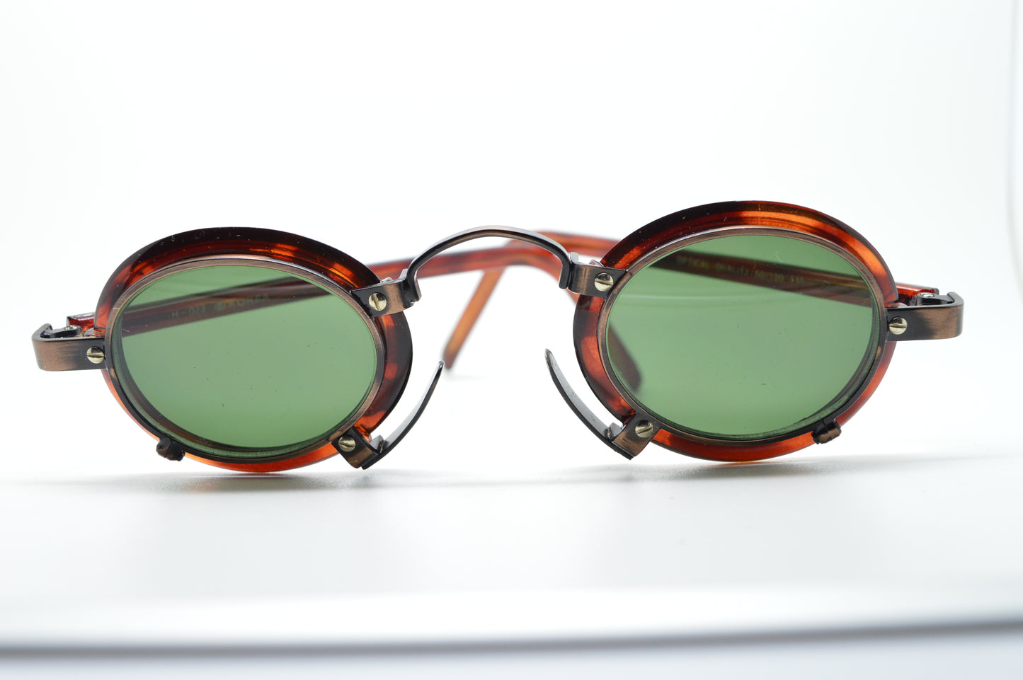 Oval Goth Steampunk Copper/Green