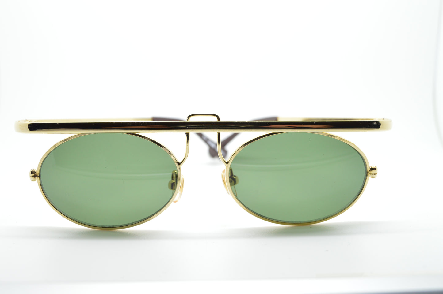 Oval Flat Top Punk Gold