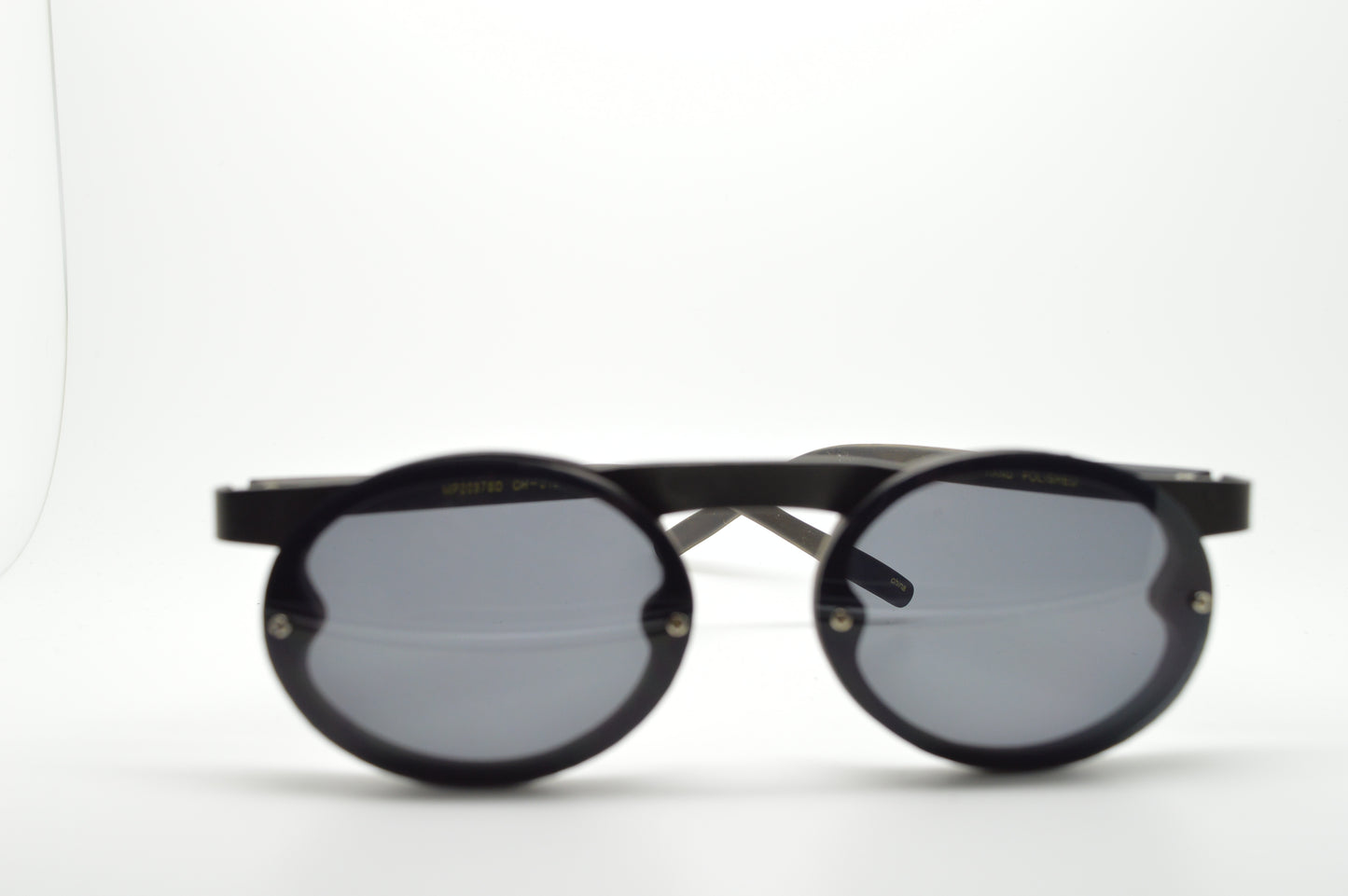 Oval Vintage Goth Black