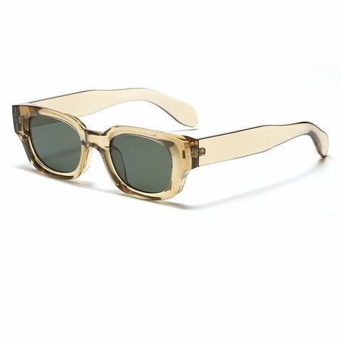 Transparent Champagne/ olive tented lenses