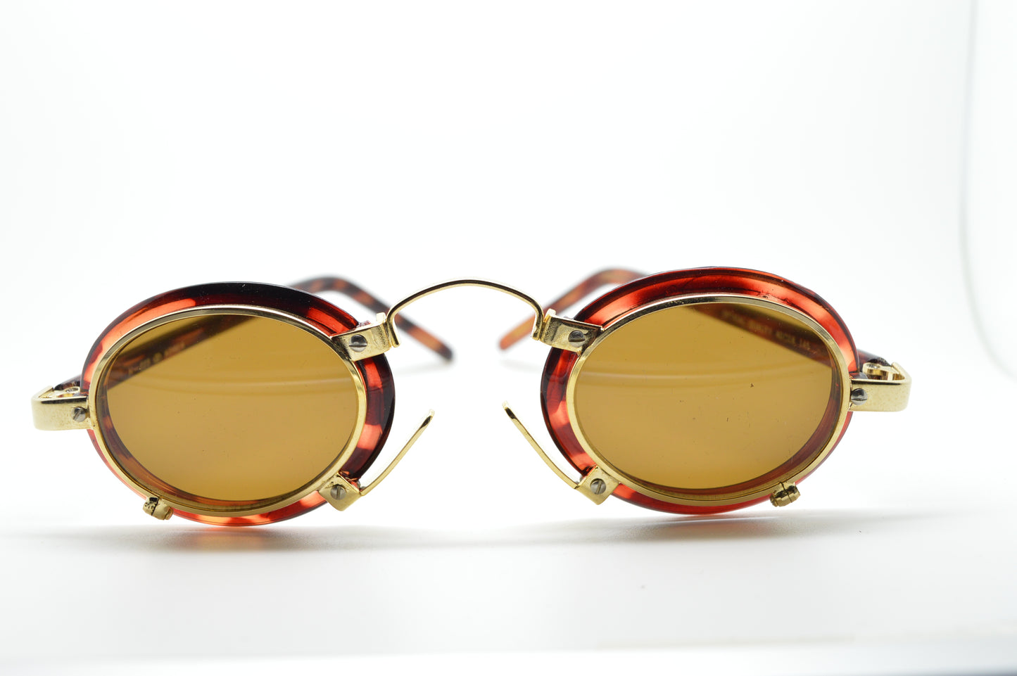 Oval Goth Steampunk Gold/Brown