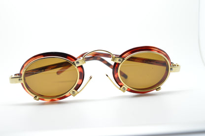 Oval Goth Steampunk Gold/Brown