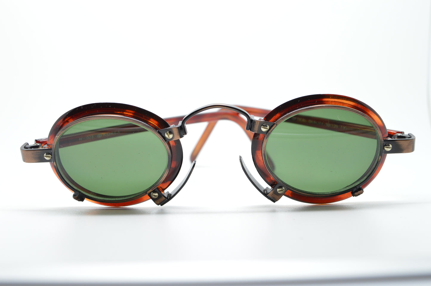Oval Goth Steampunk Copper/Green
