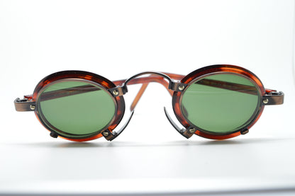 Oval Goth Steampunk Copper/Green
