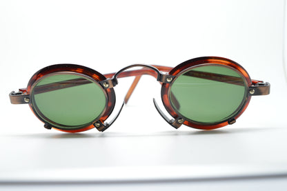 Oval Goth Steampunk Copper/Green