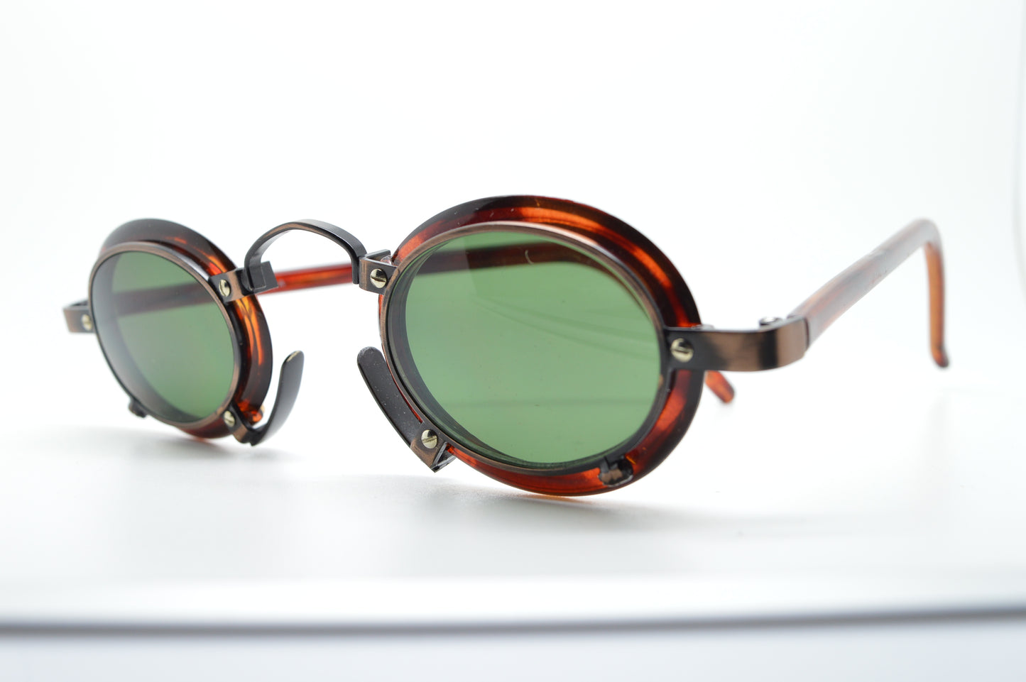 Oval Goth Steampunk Copper/Green