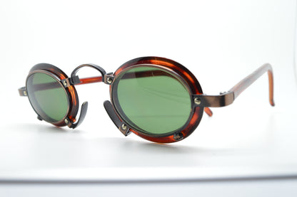 Oval Goth Steampunk Copper/Green