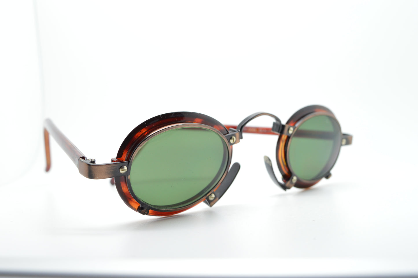Oval Goth Steampunk Copper/Green