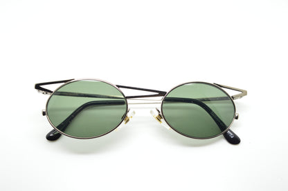 Asymmetrical Top Bar Silver/Green