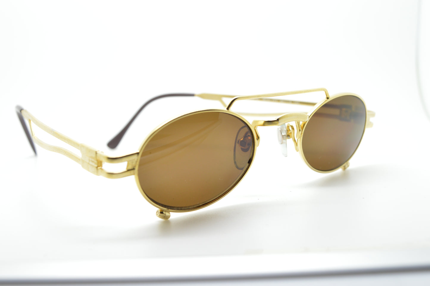 Small Steampunk Oval Aviator Gold
