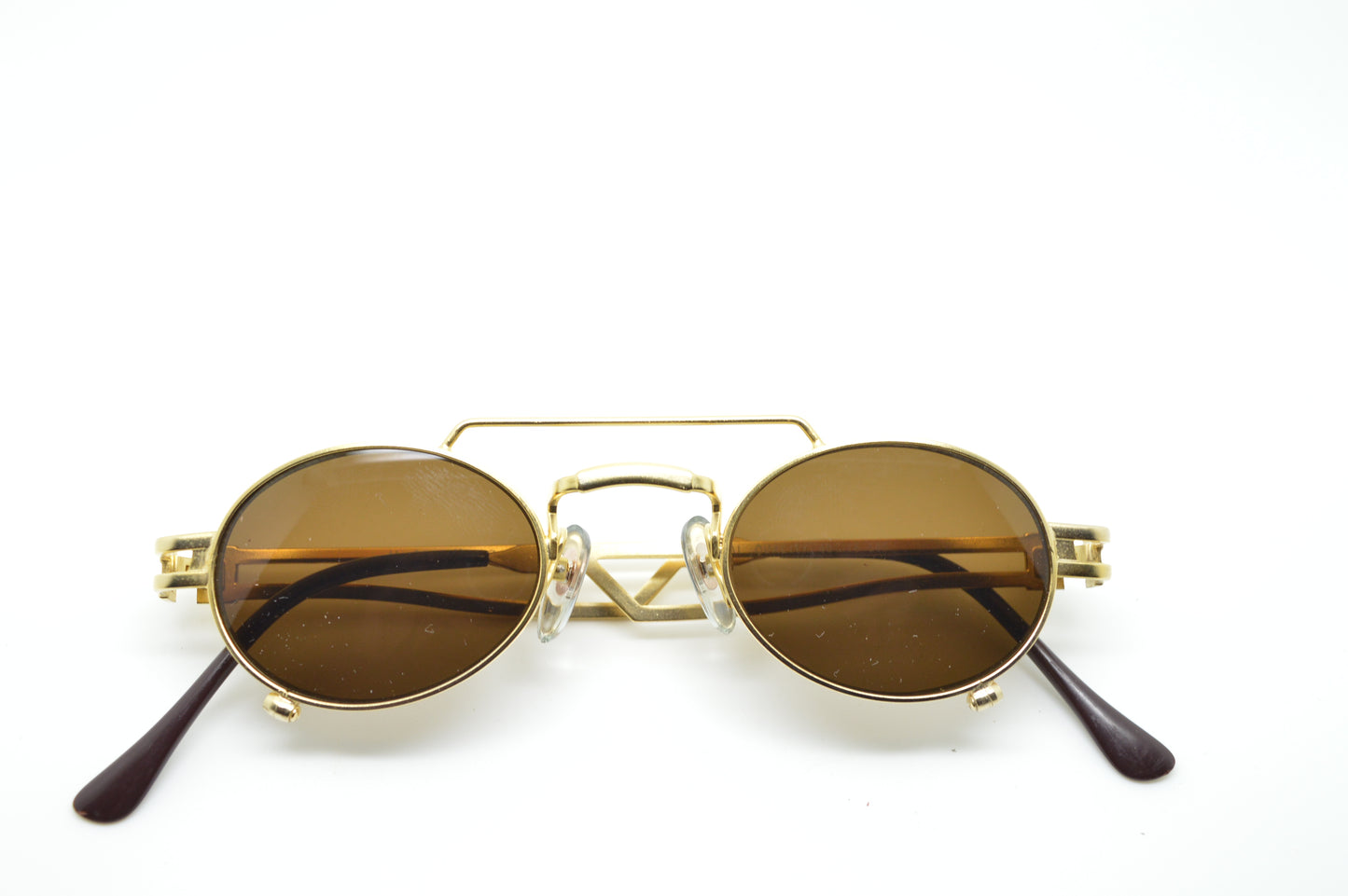 Small Steampunk Oval Aviator Gold