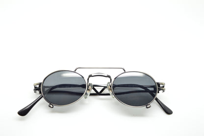 Small Steampunk Oval Aviator Gunmetal