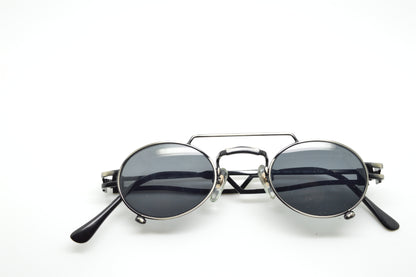 Small Steampunk Oval Aviator Gunmetal