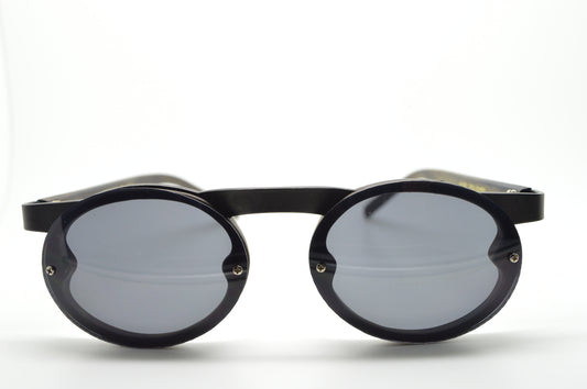 Oval Vintage Goth Black
