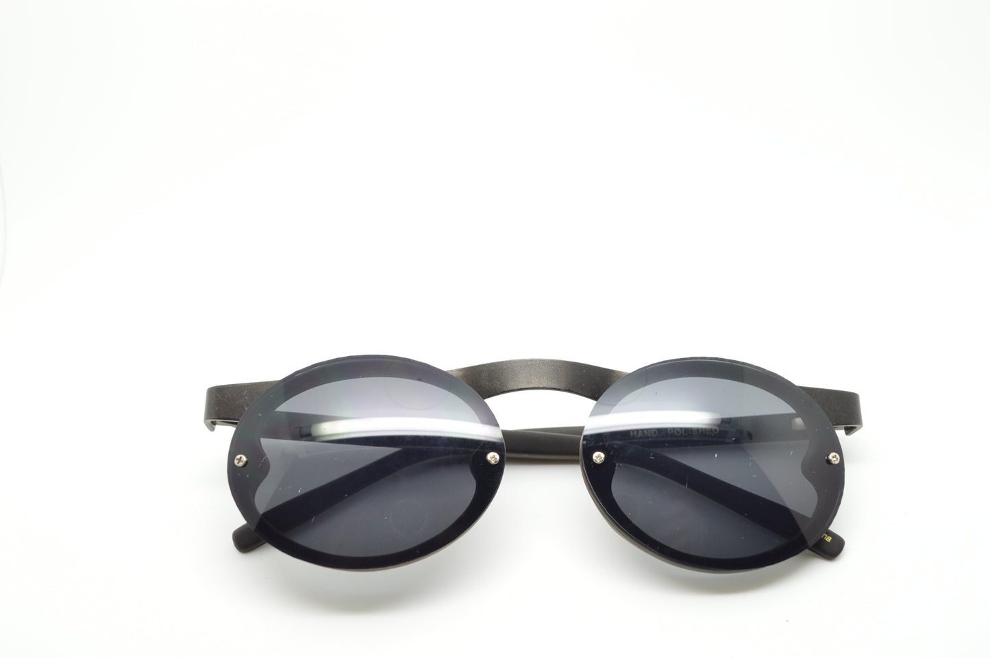 Oval Vintage Goth Black