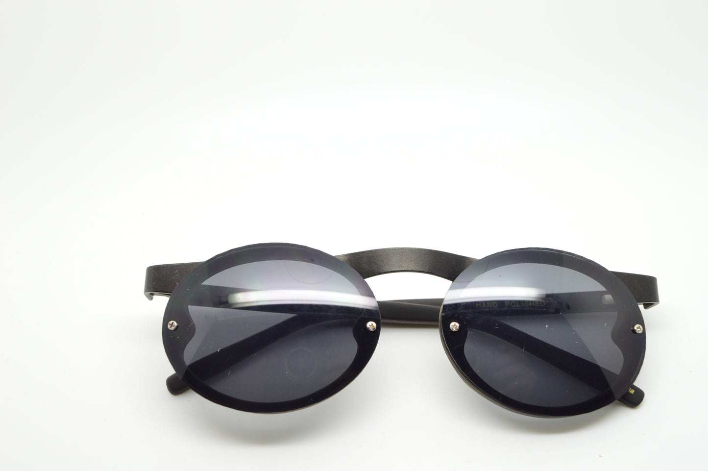 Oval Vintage Goth Black
