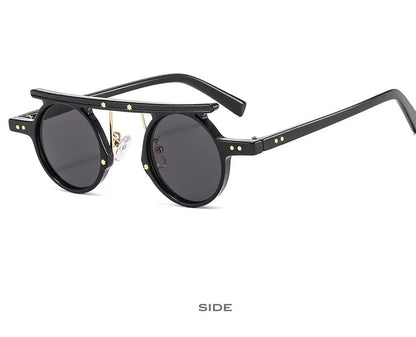 Vintage round Black
